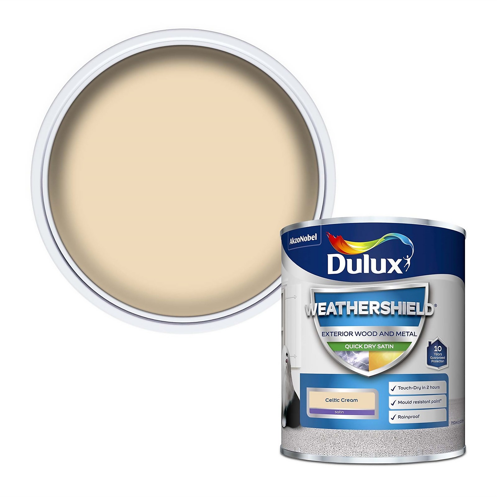 Dulux Weathershield Exterior Quick Dry Satin Paint