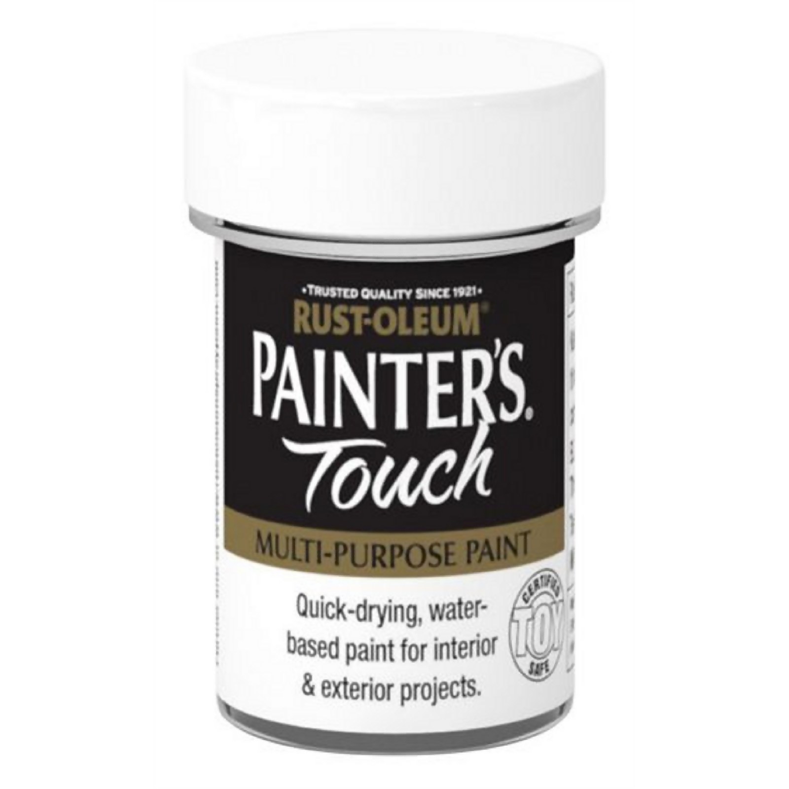 RustOleum Painters Touch Enamel Gold Metallic 20ml Homebase