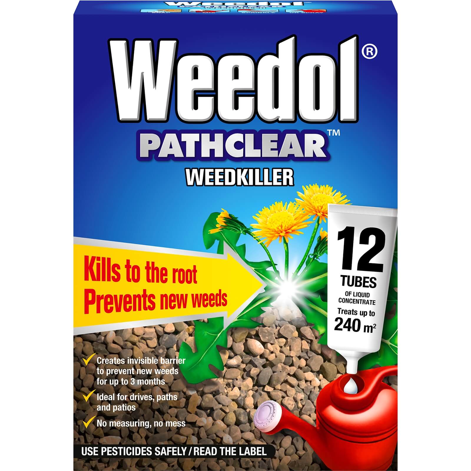 Weedol Pathclear Liquid Concentrate Weedkiller 12 Tubes Homebase