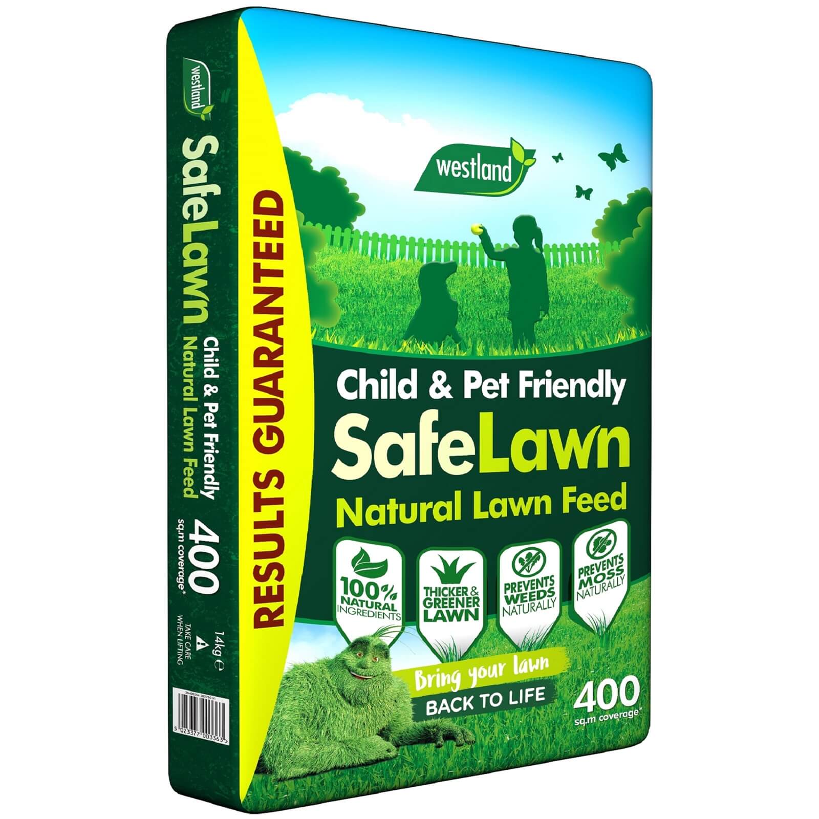 Westland Safe Lawn Natural Lawn Feed 400m2 Homebase