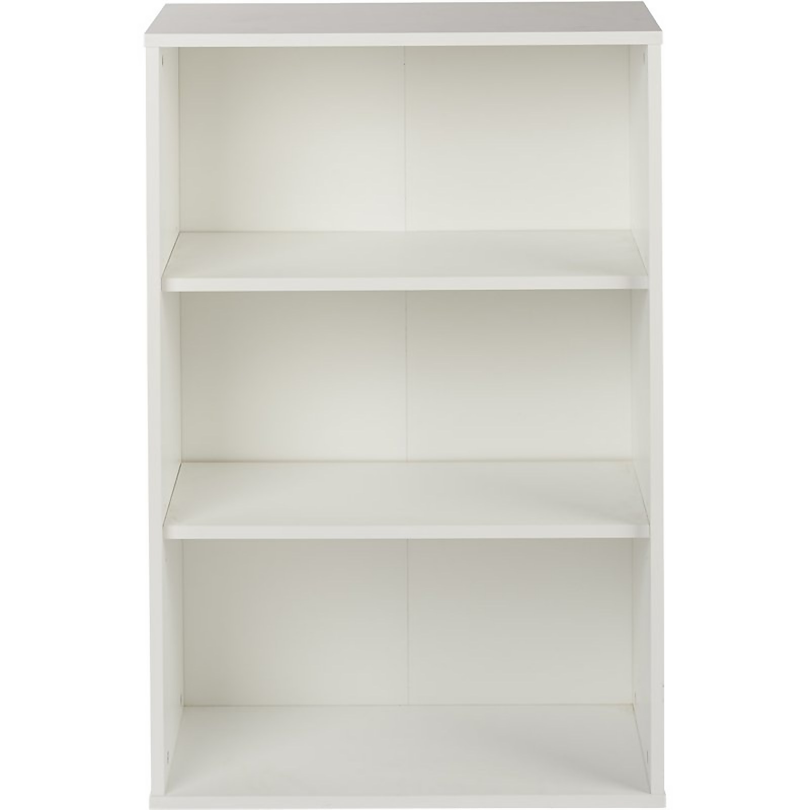 3 Tier Bookcase White Homebase