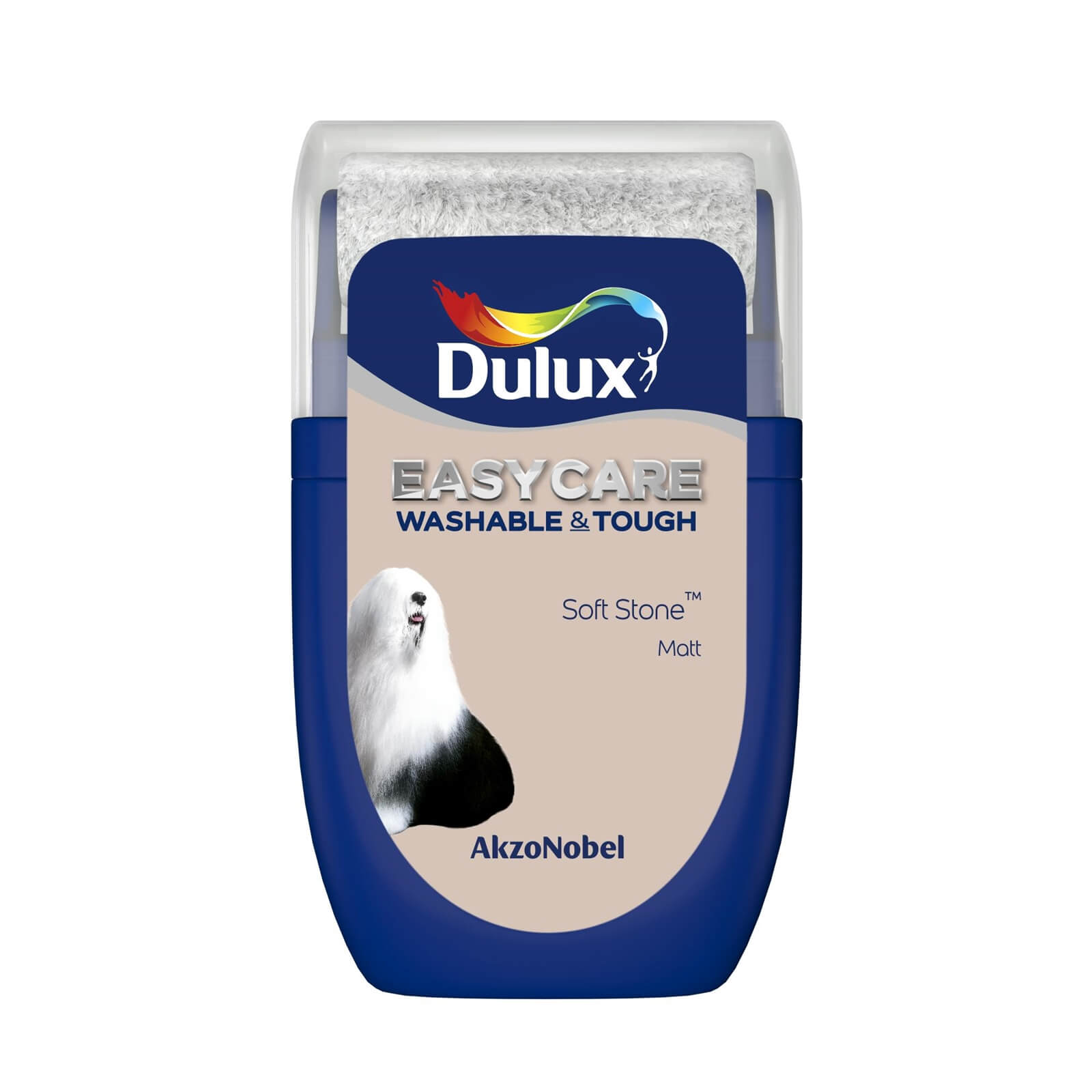 Dulux Easycare Washable & Tough Soft Stone Tester Paint 30ml Homebase