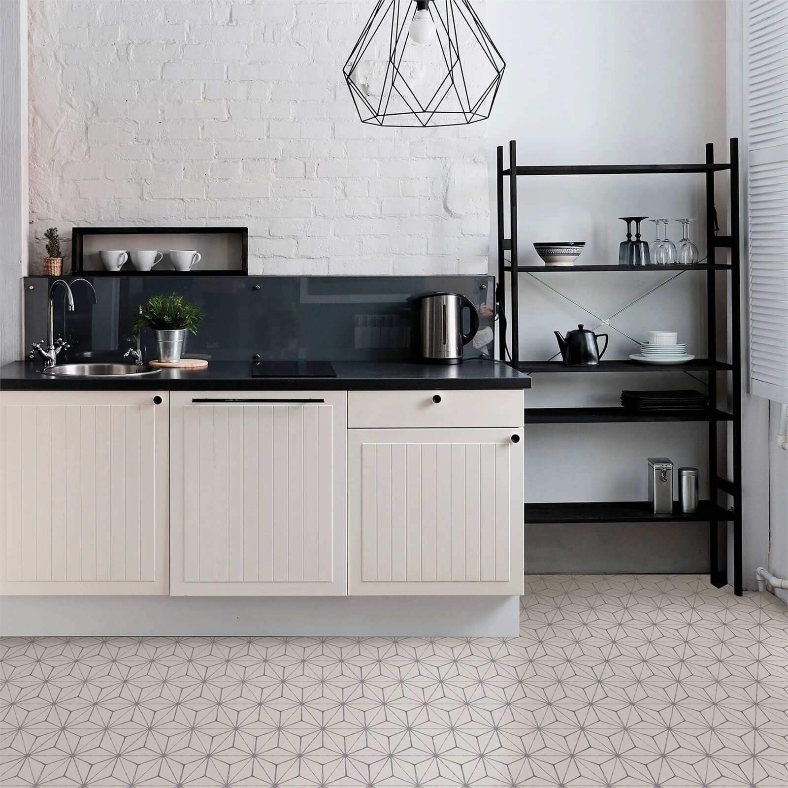 Floorpops Peel And Stick Self Adhesive Floor Tiles Kikko Homebase