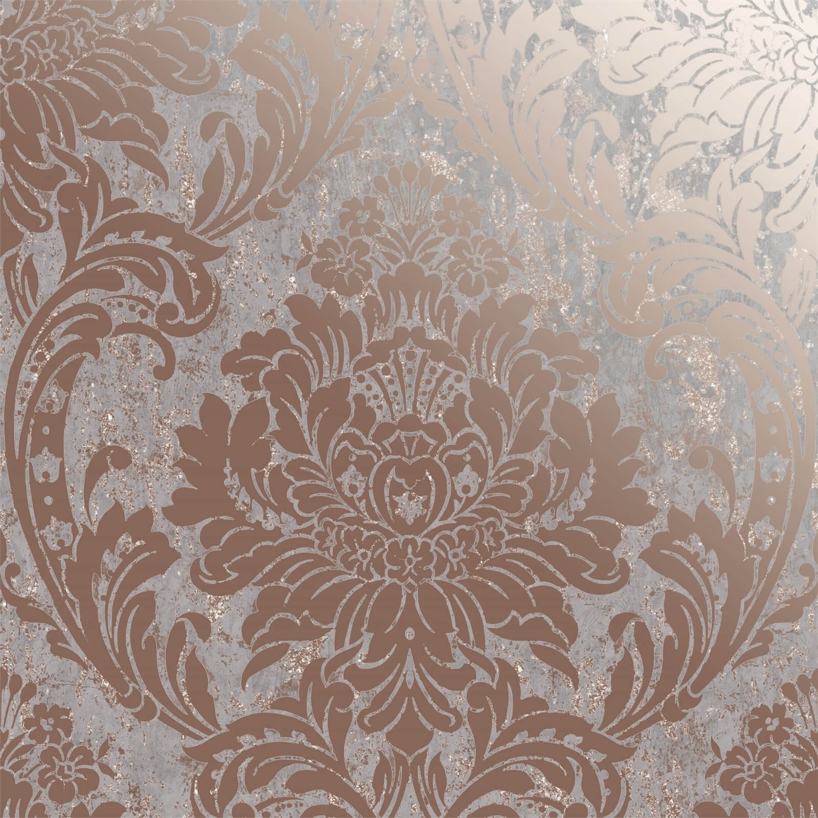 Superfresco Milan Damask Rose Gold Wallpaper Homebase Superfresco grey/rose gold milan metallic brick wallpaper. superfresco milan damask rose gold wallpaper