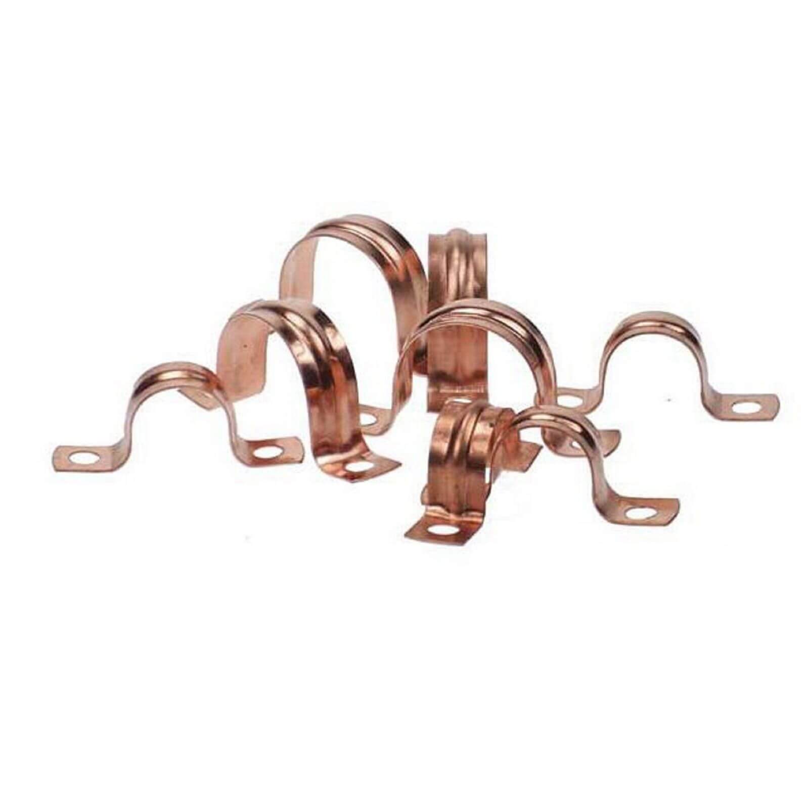 Saddle Clip Copper 22mm 10 Pack Homebase