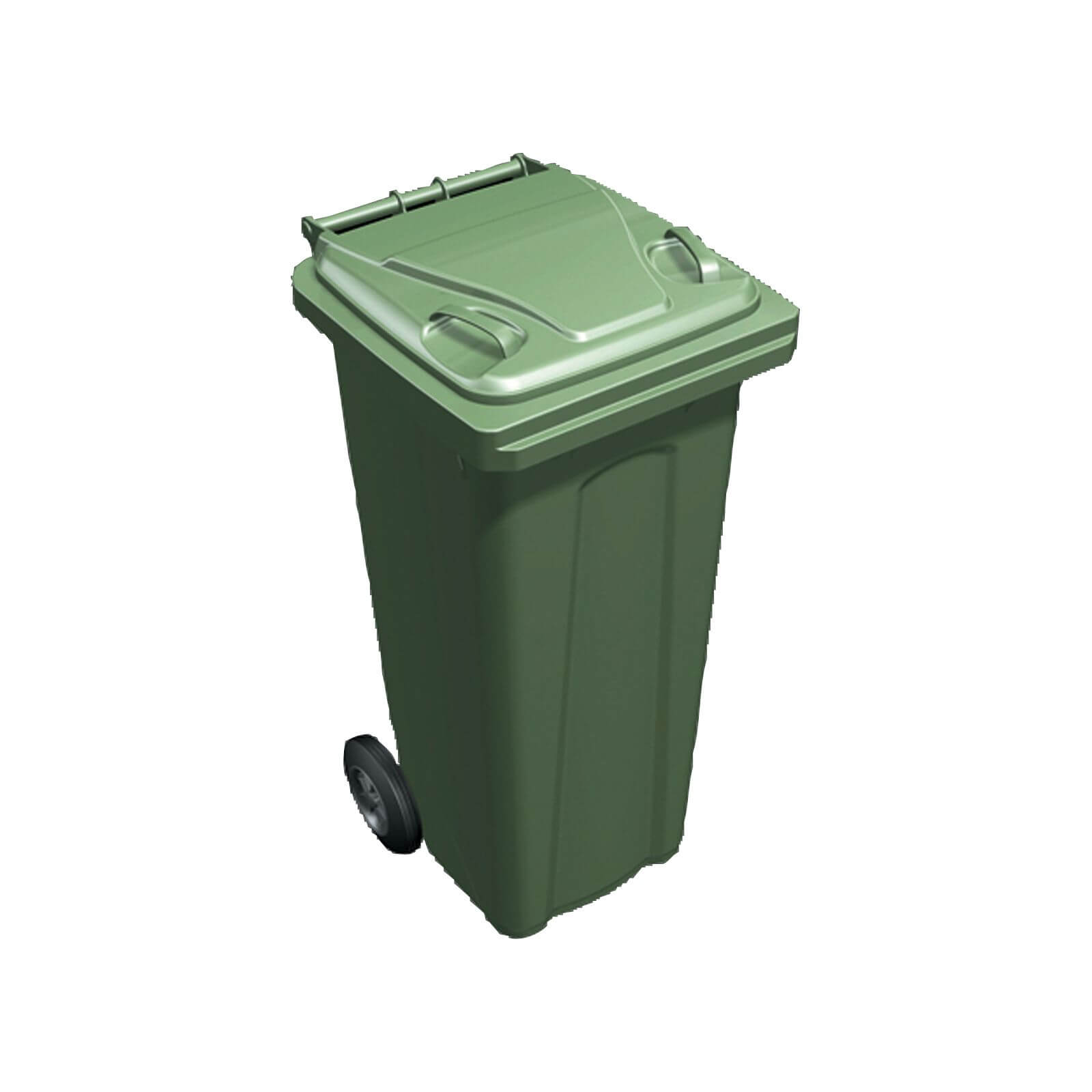 Wheeled Green Bin 140L Homebase