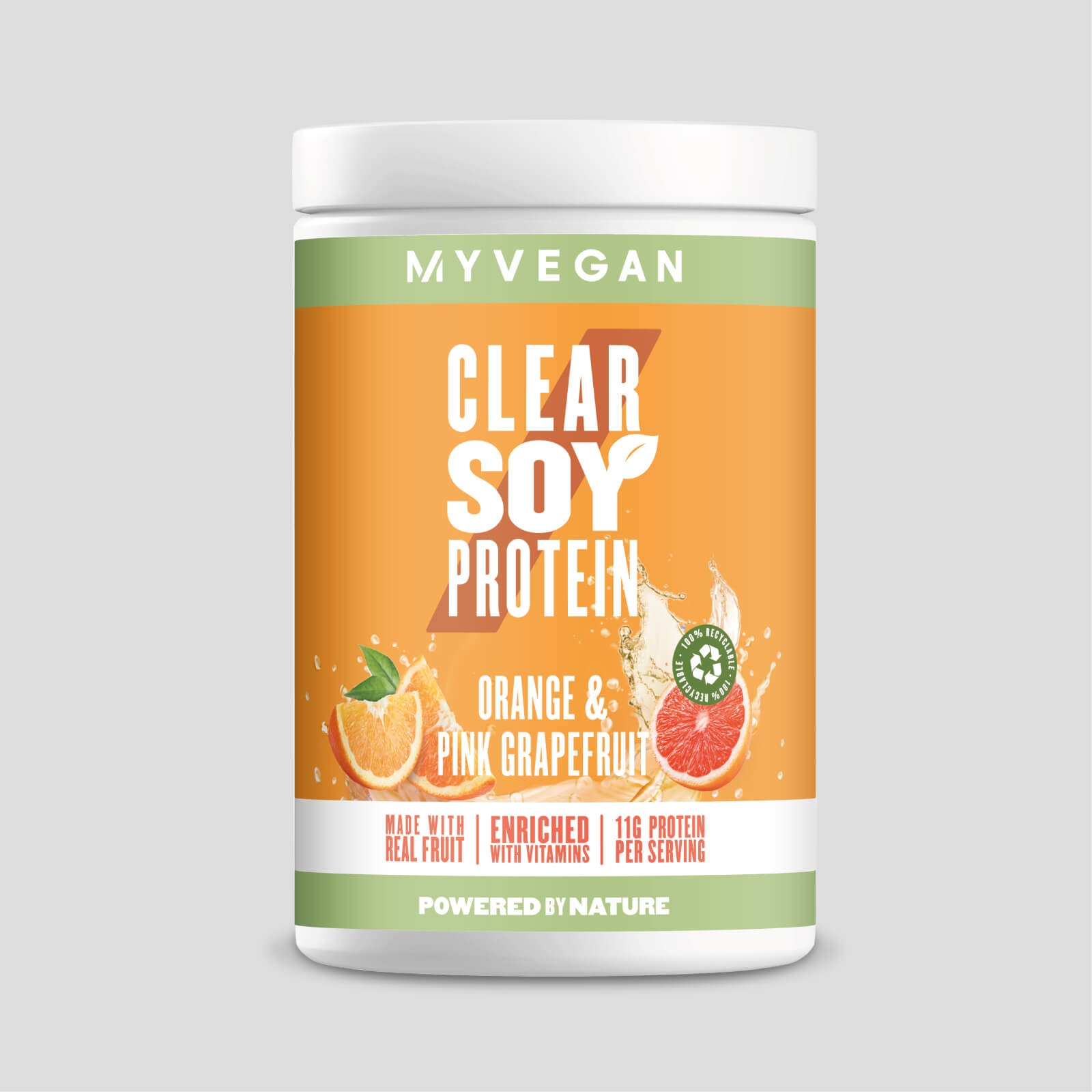 Clear Protein Soja - 20servings - Orange and Pink Grapefruit