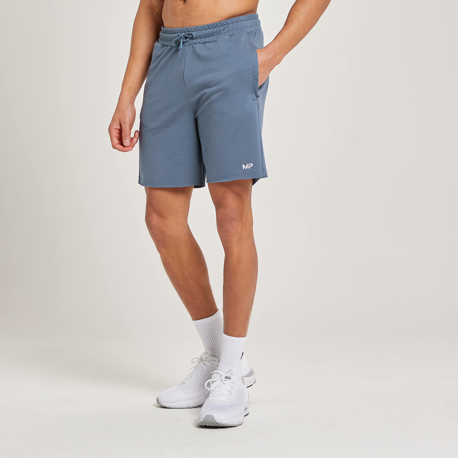 MP muške kratke hlače od trenirke Form – čelično plava - XXS