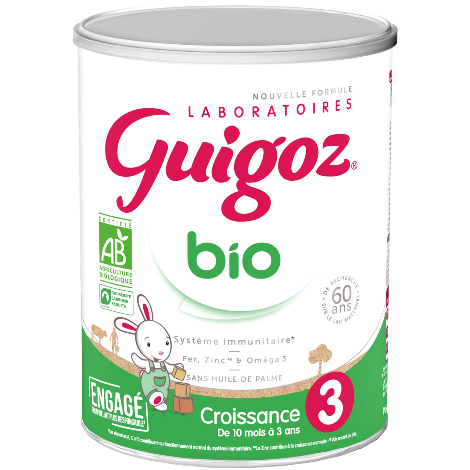 GUIGOZ® 3 Bio Croissance- Dès 10 mois - 800g