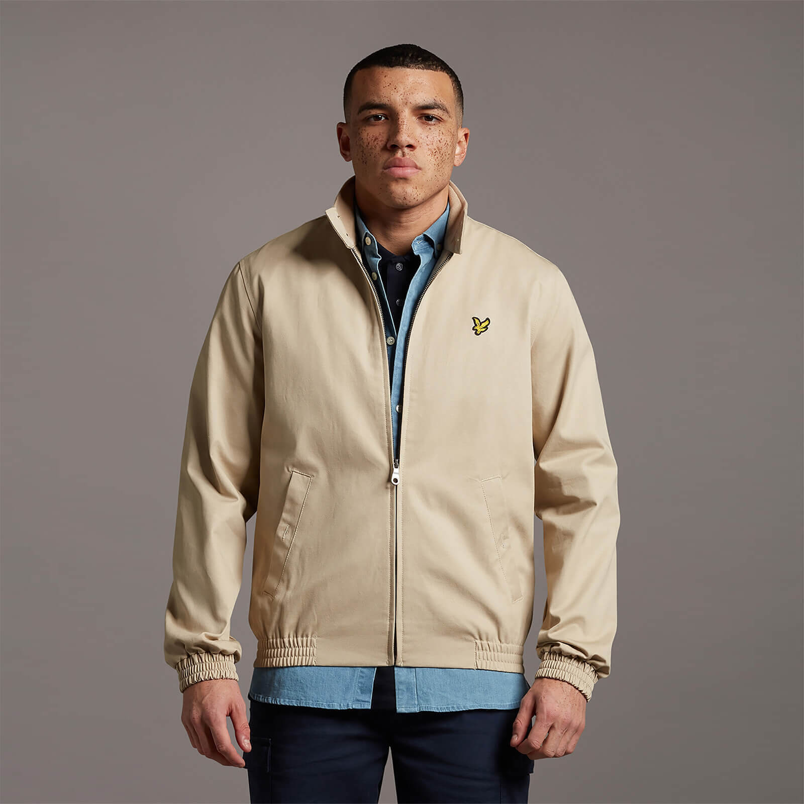 two tone harrington jacket