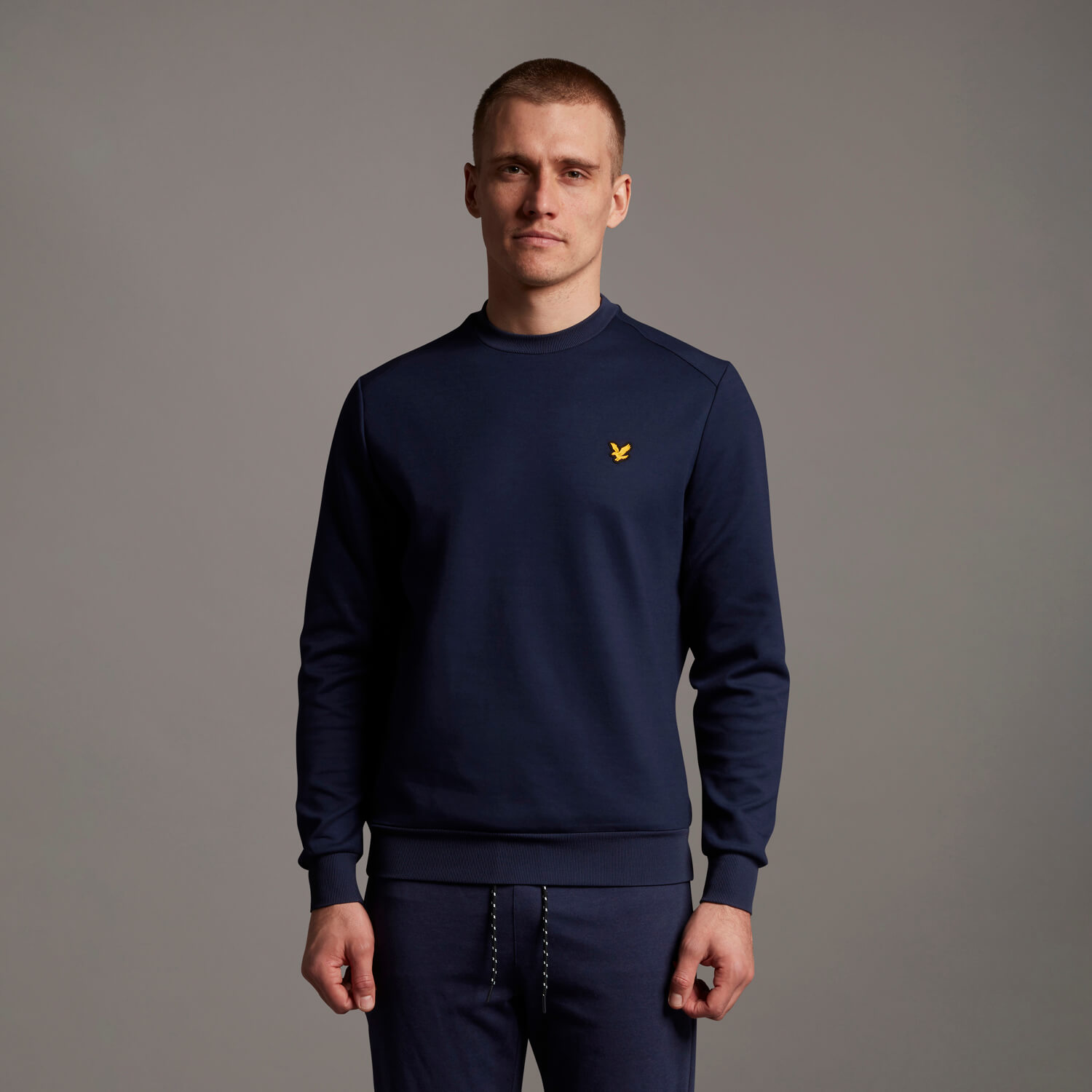 mens fleece crew