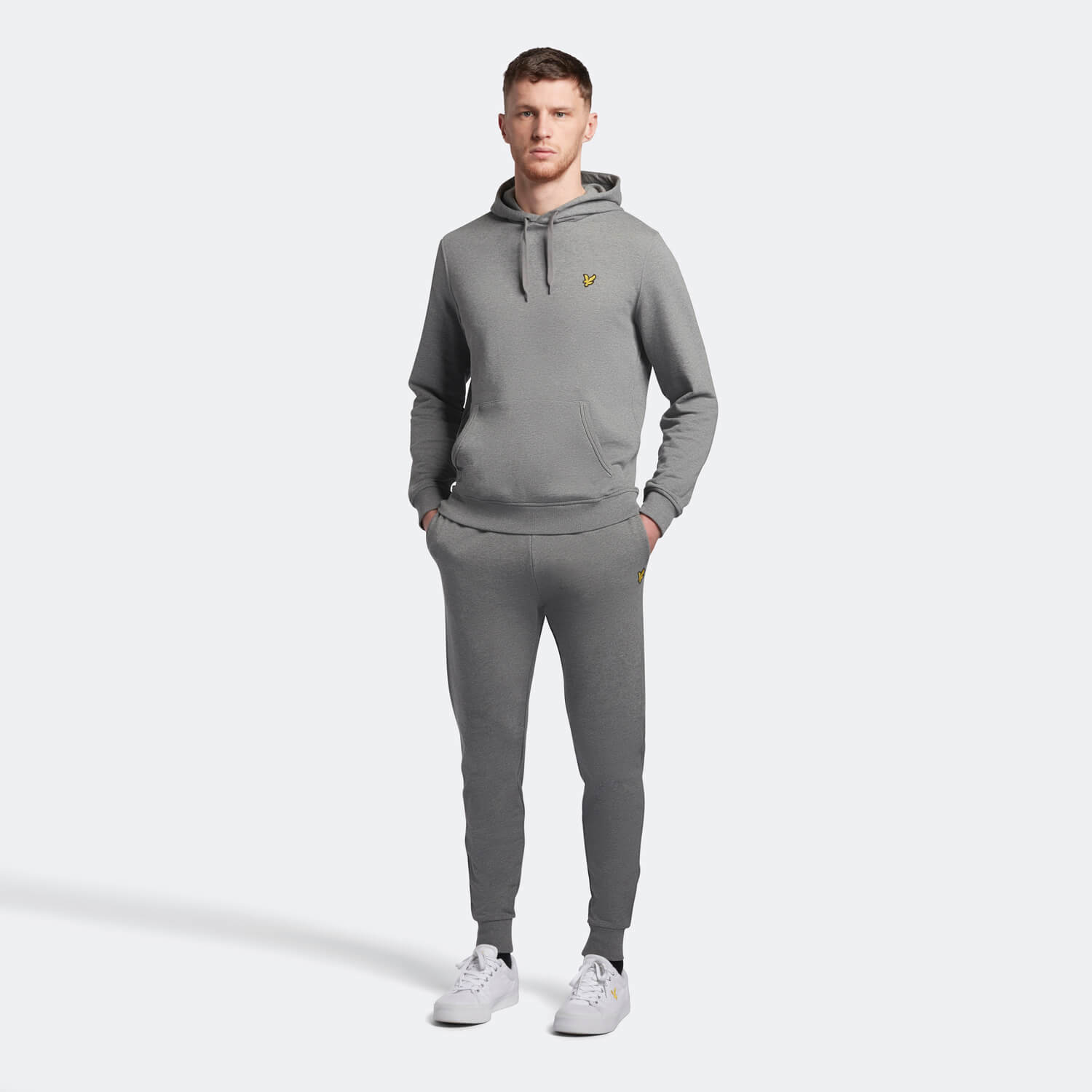 Men's Skinny Joggers Mid Grey | Lyle 