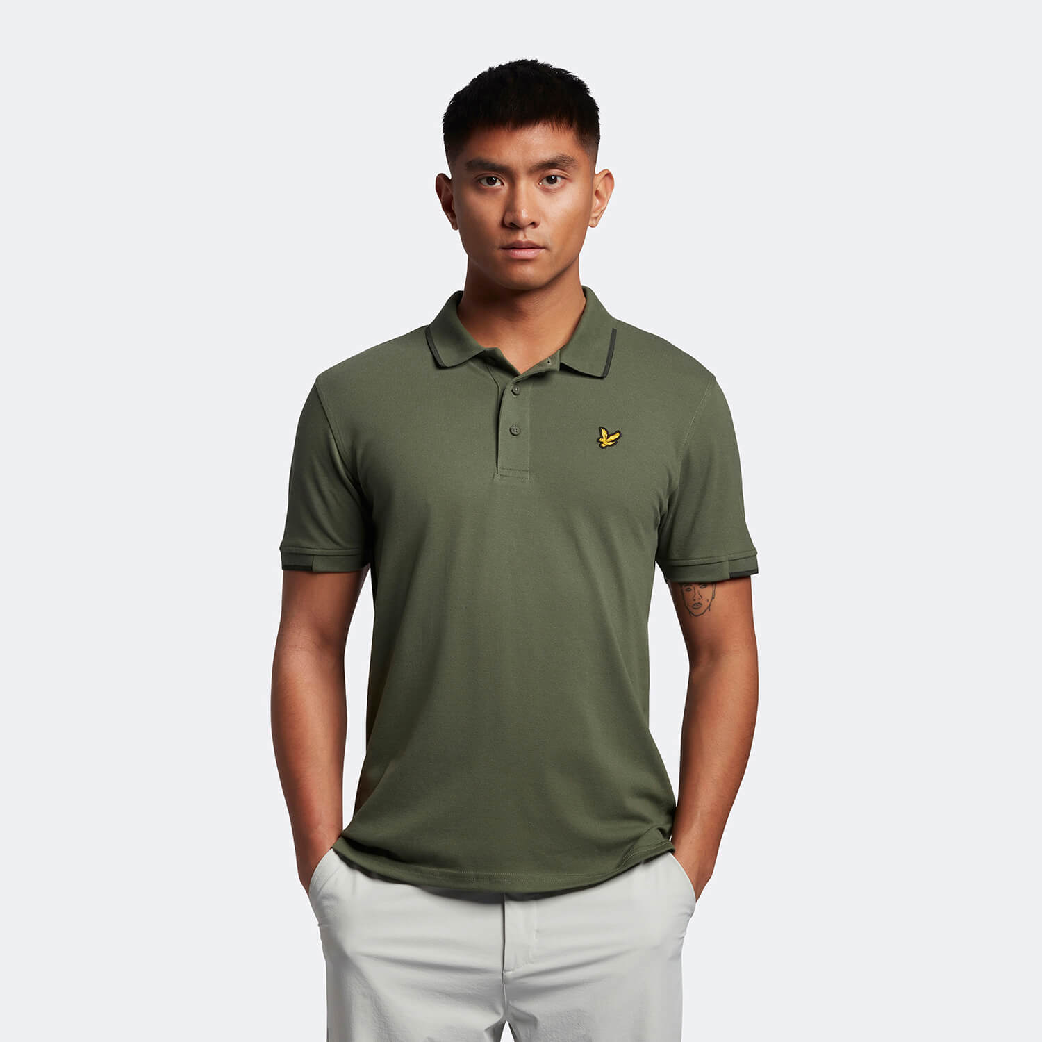 Men's Andrew Polo Cactus Green | Lyle 