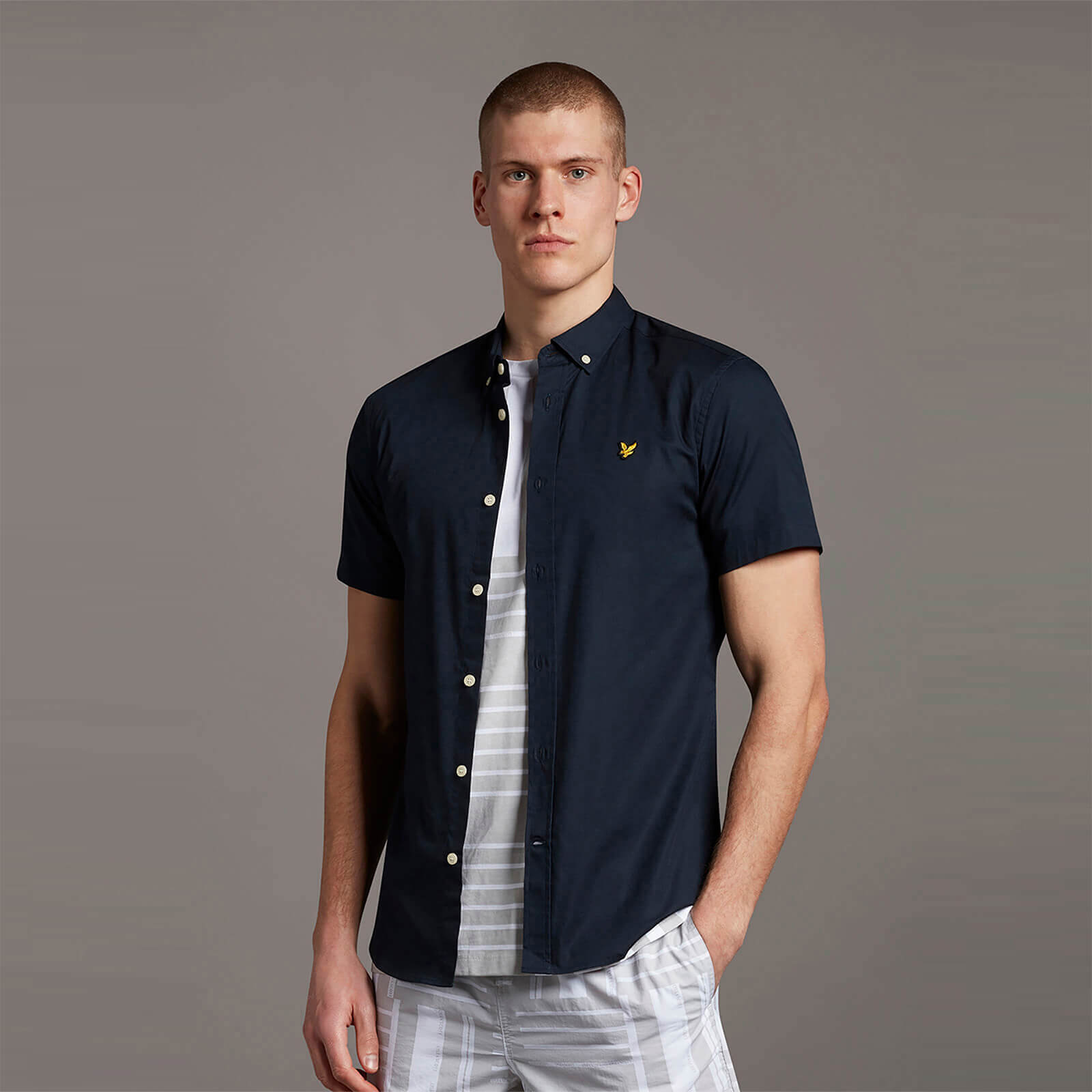 Men's Slim Fit Short Sleeve Shirt 