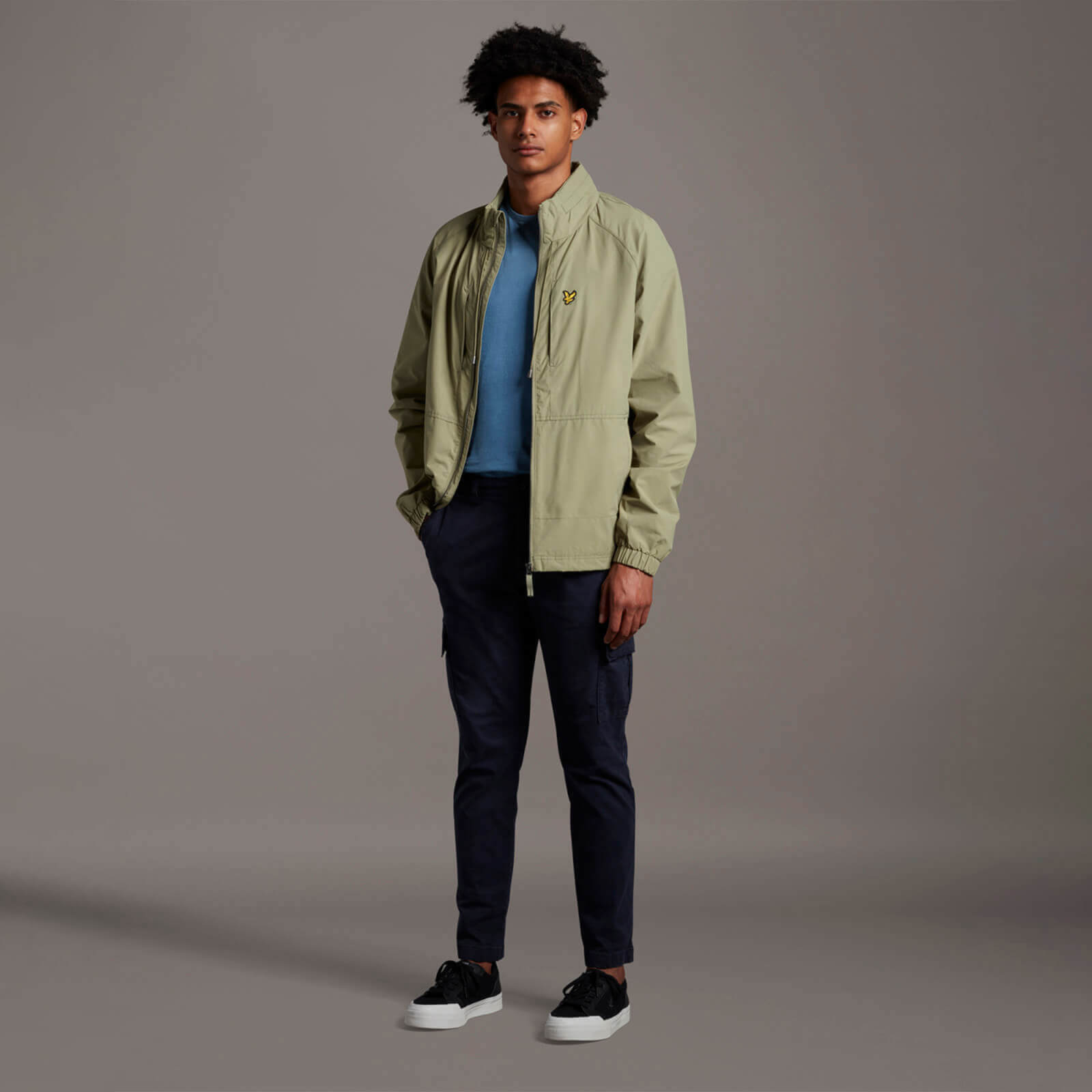 Men's Cargo Trousers Dark Navy | Lyle 