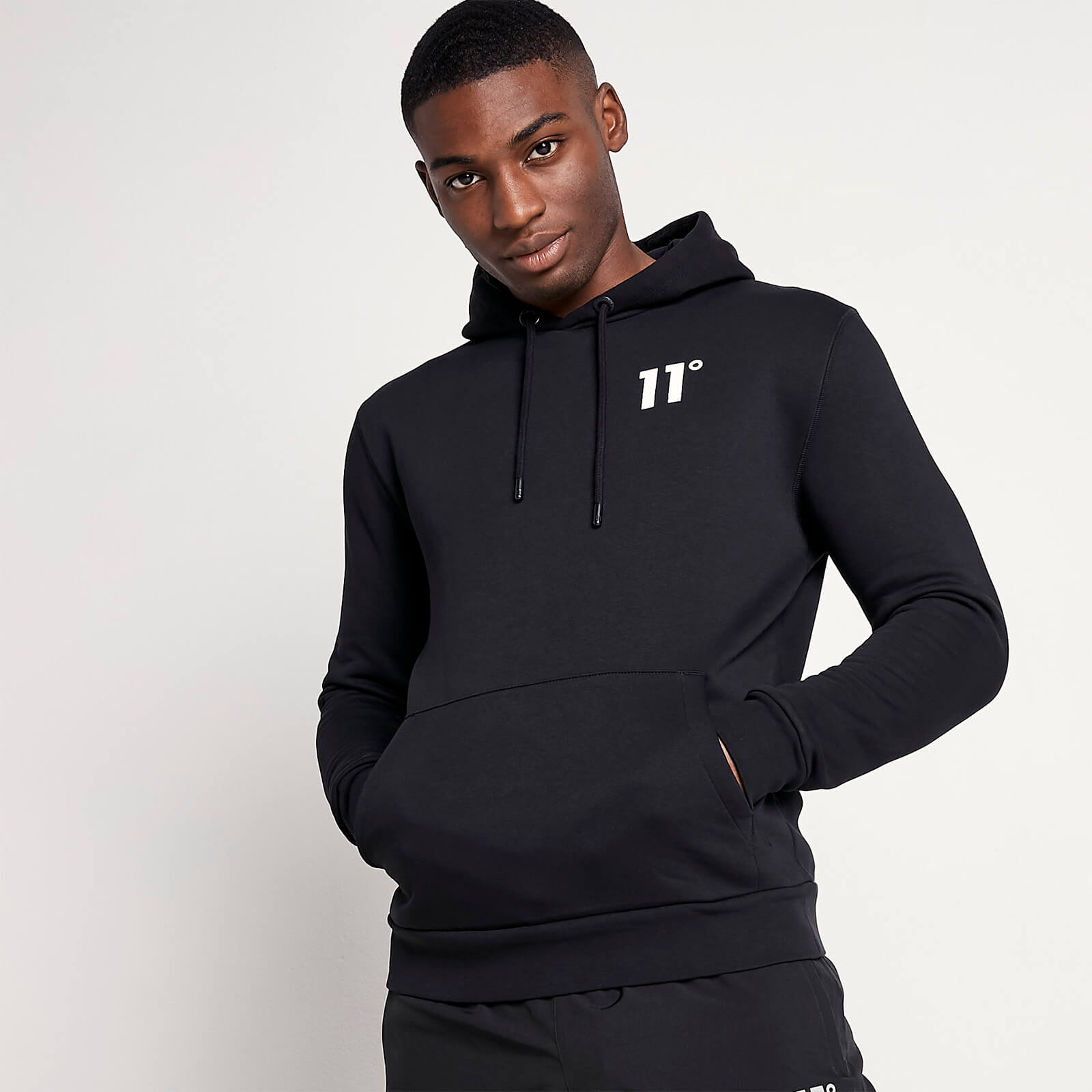 Sudadera con Capucha Core - Negro | 11 Degrees ES