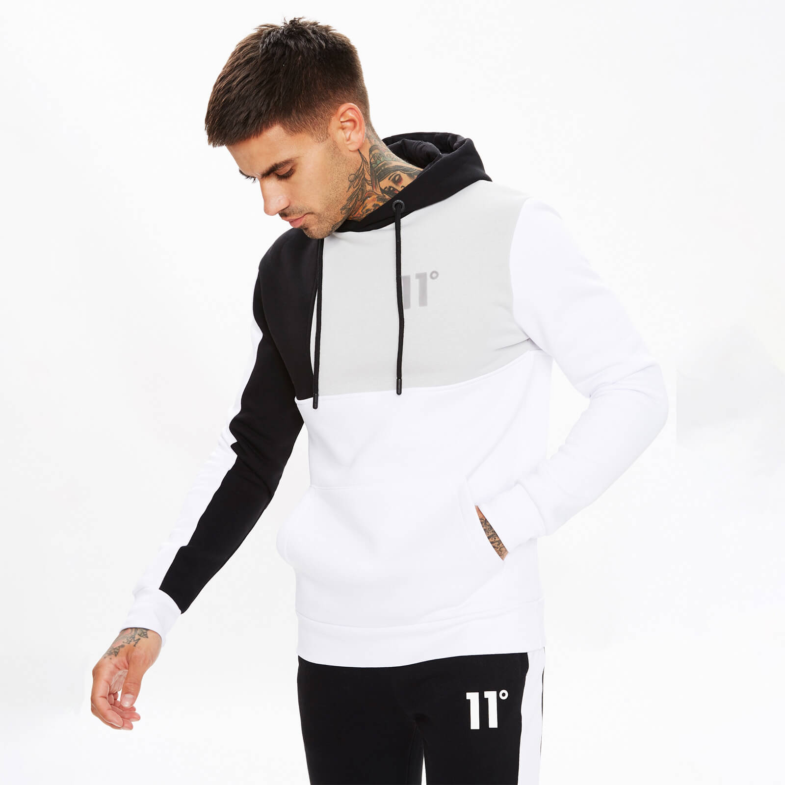 11 degrees reflective hoodie