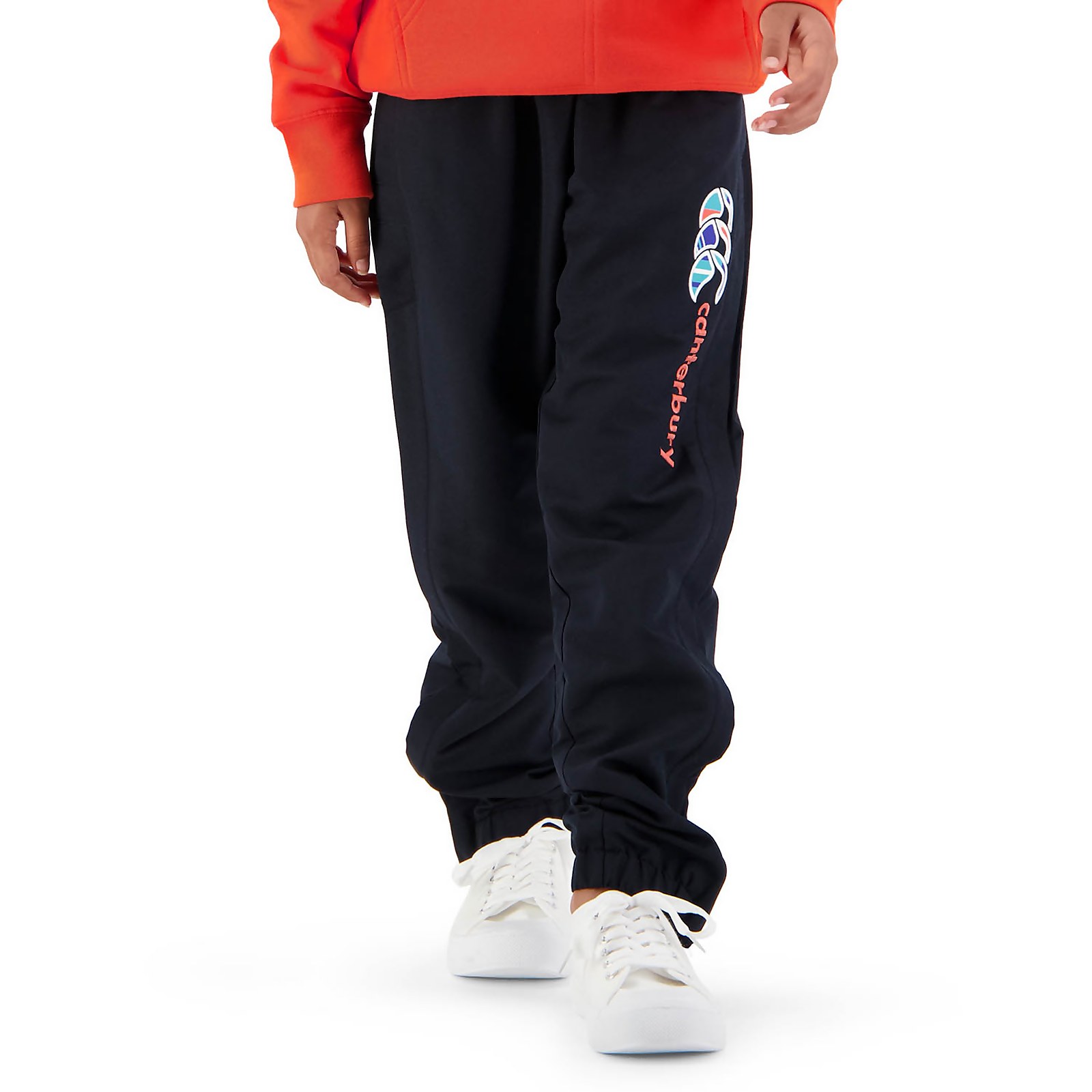 Junior Girls Uglies Tapered Cuff Pants Black Canterbury