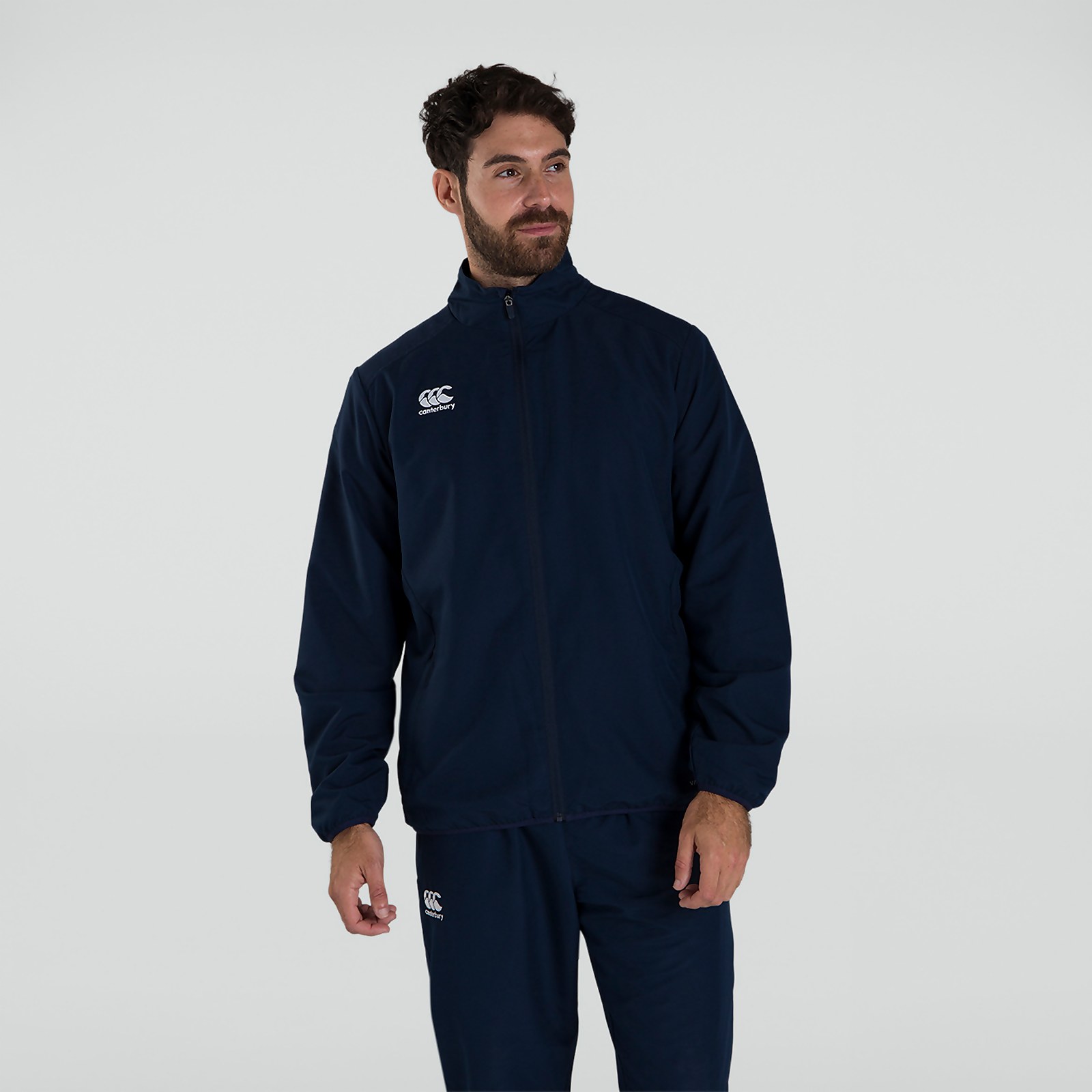 mens navy track jacket