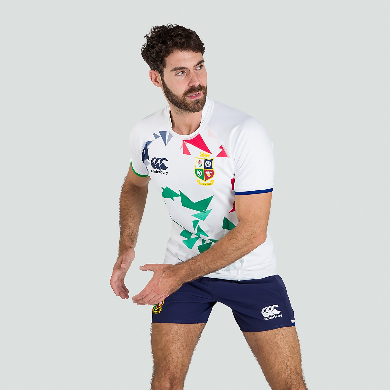 CCC british and irish lions cotton jersey t-shirt white 
