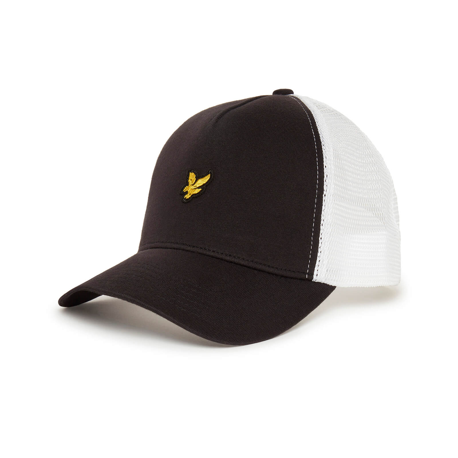 Trucker Cap - True Black/White Mesh 