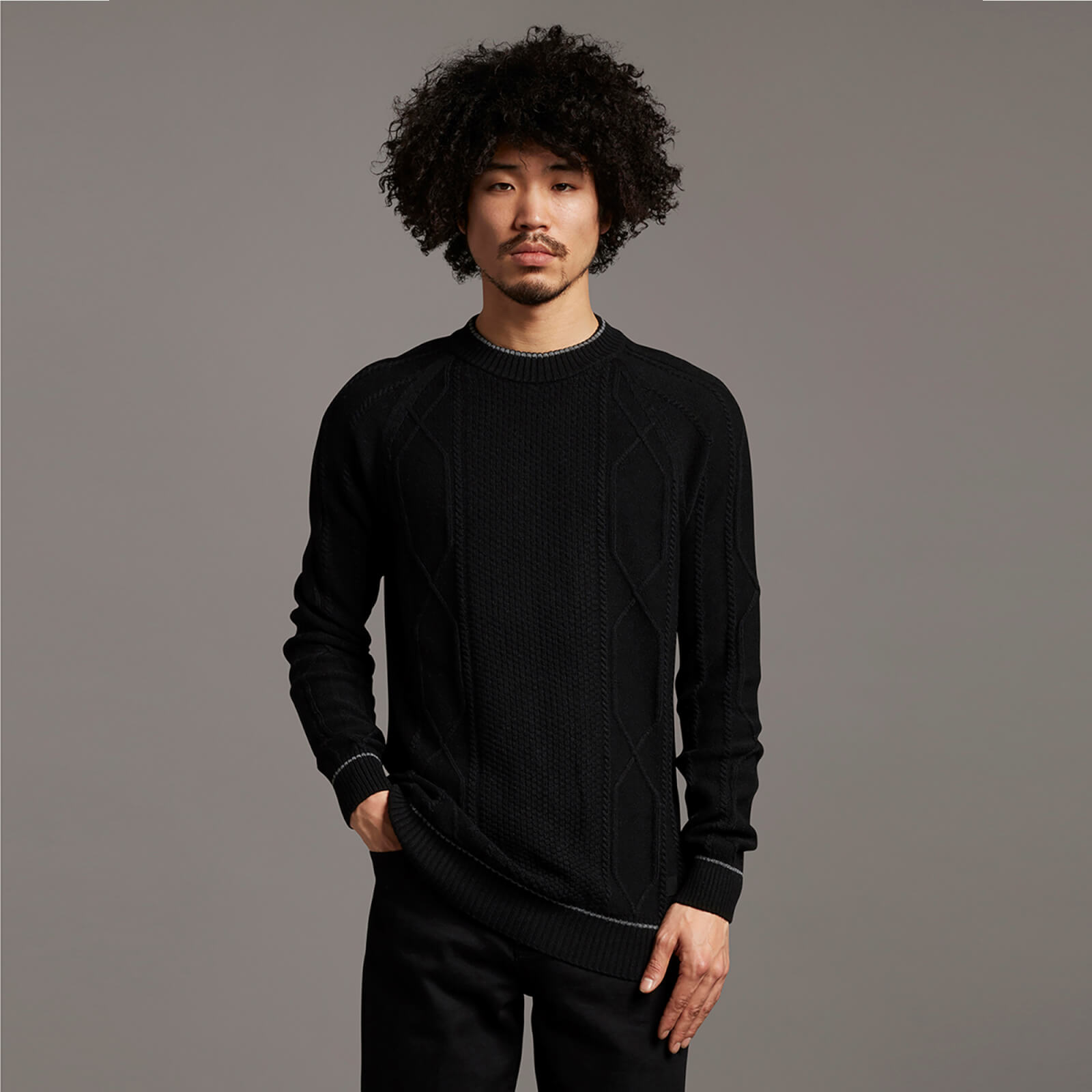 lyle and scott cable jumper