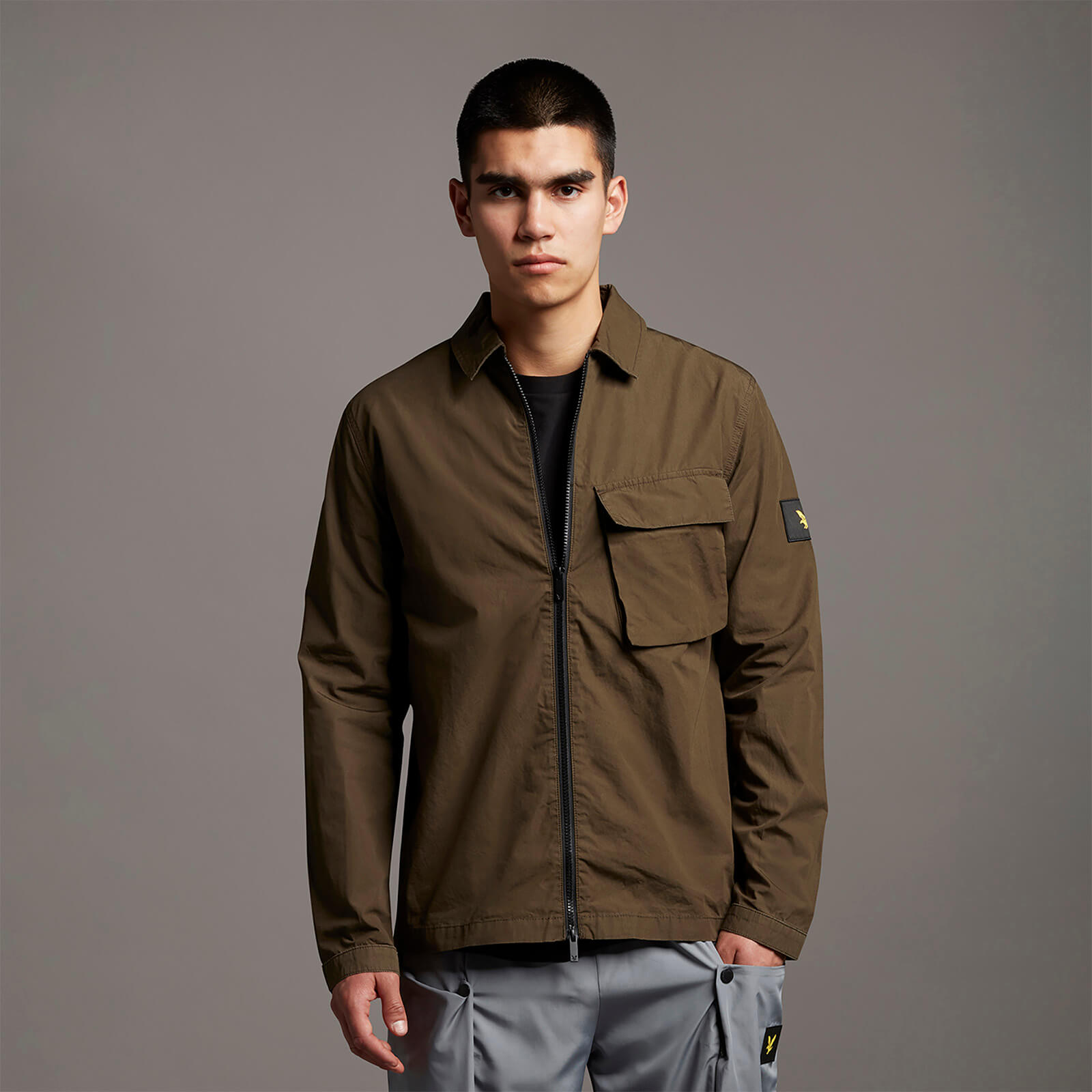 Pocket Overshirt Olive | Lyle \u0026 Scott 
