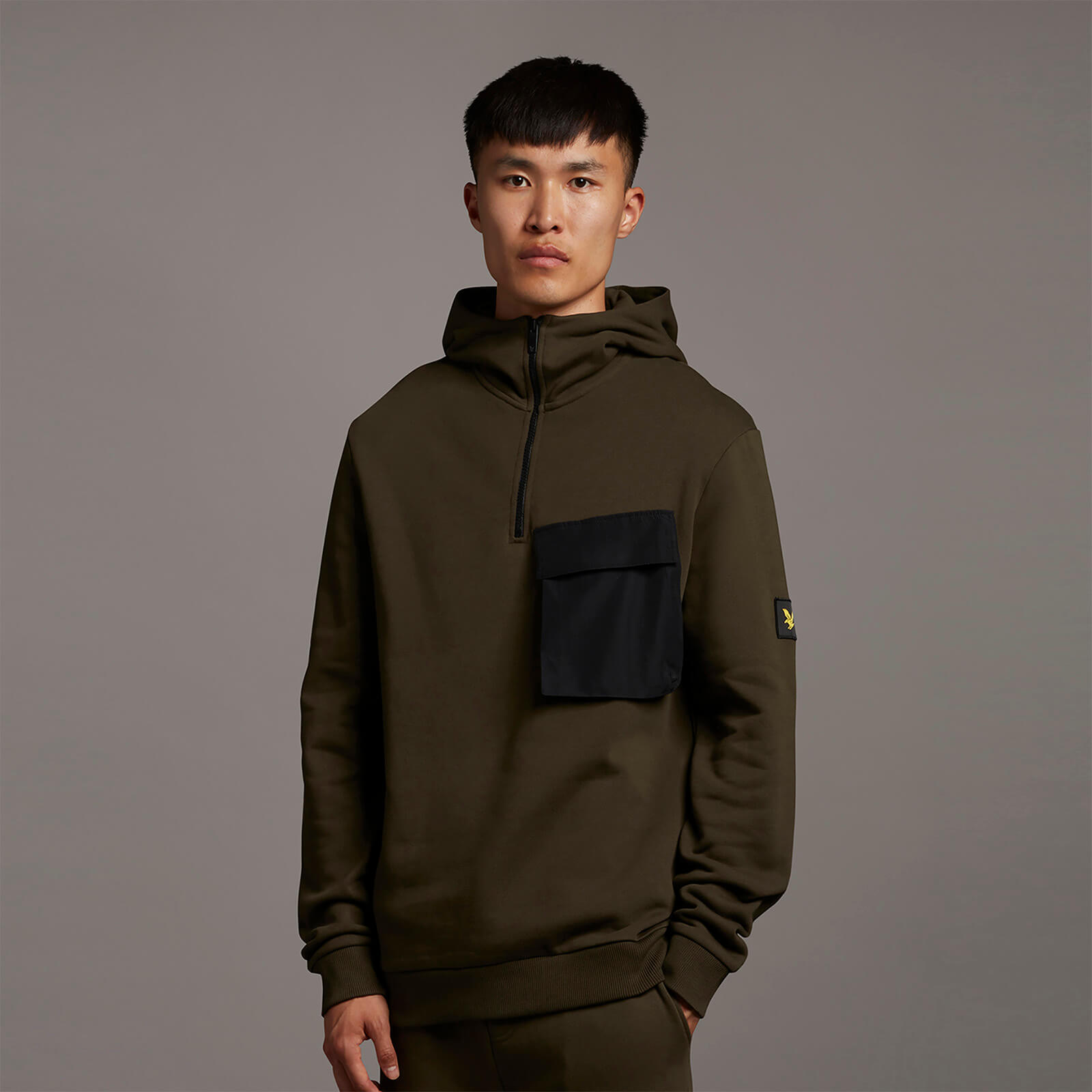Pocket Hoodies Olive | Lyle \u0026 Scott 