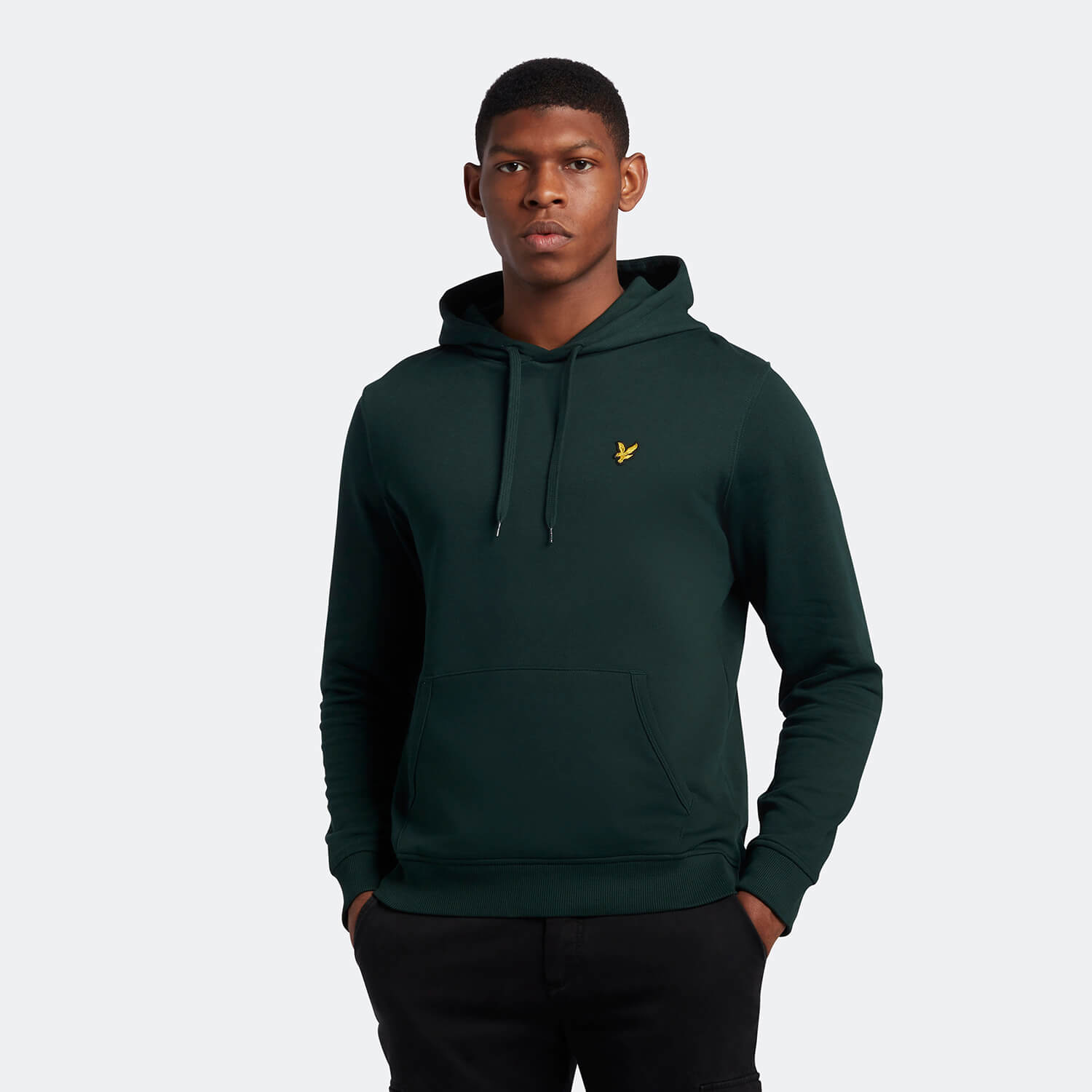 dark green hoodie
