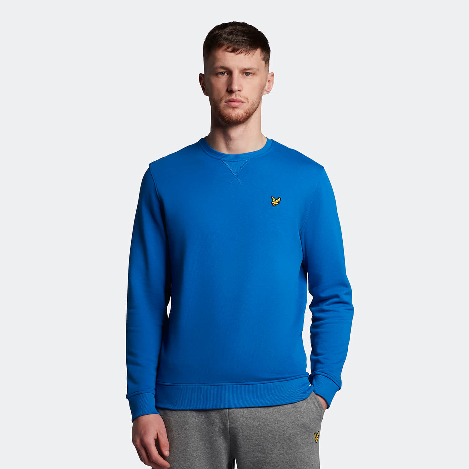 Crew Neck Sweatshirt - Bright Blue 