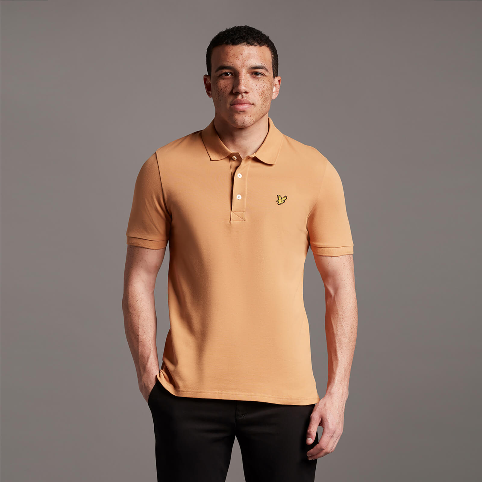 Plain Polo Shirt - Tan | Lyle \u0026 Scott 