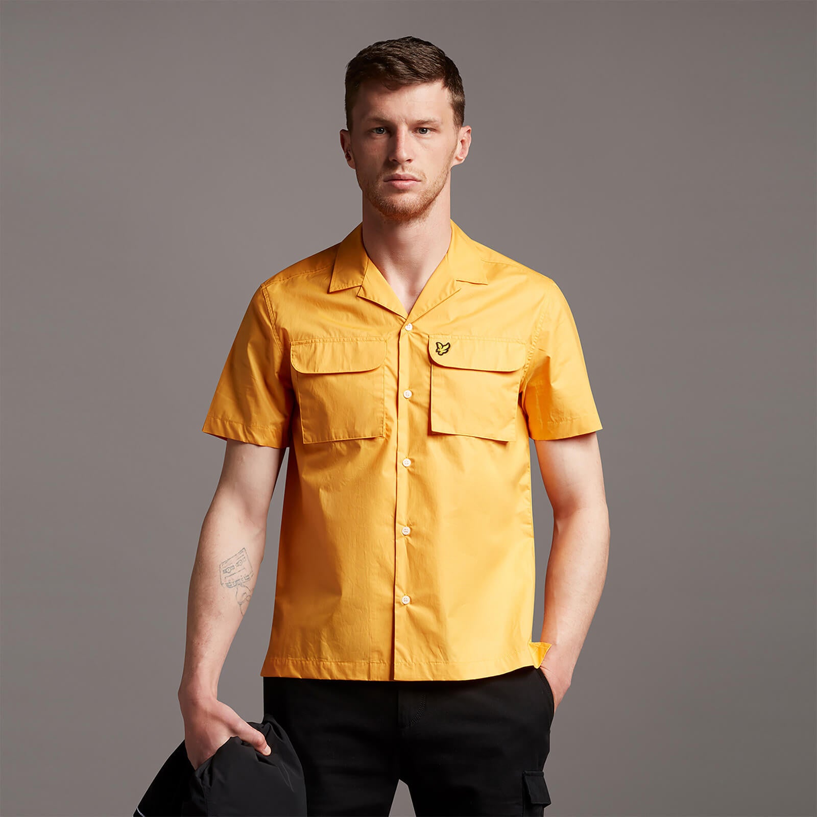 Men's Short Sleeve Utility Pocket Shirt 