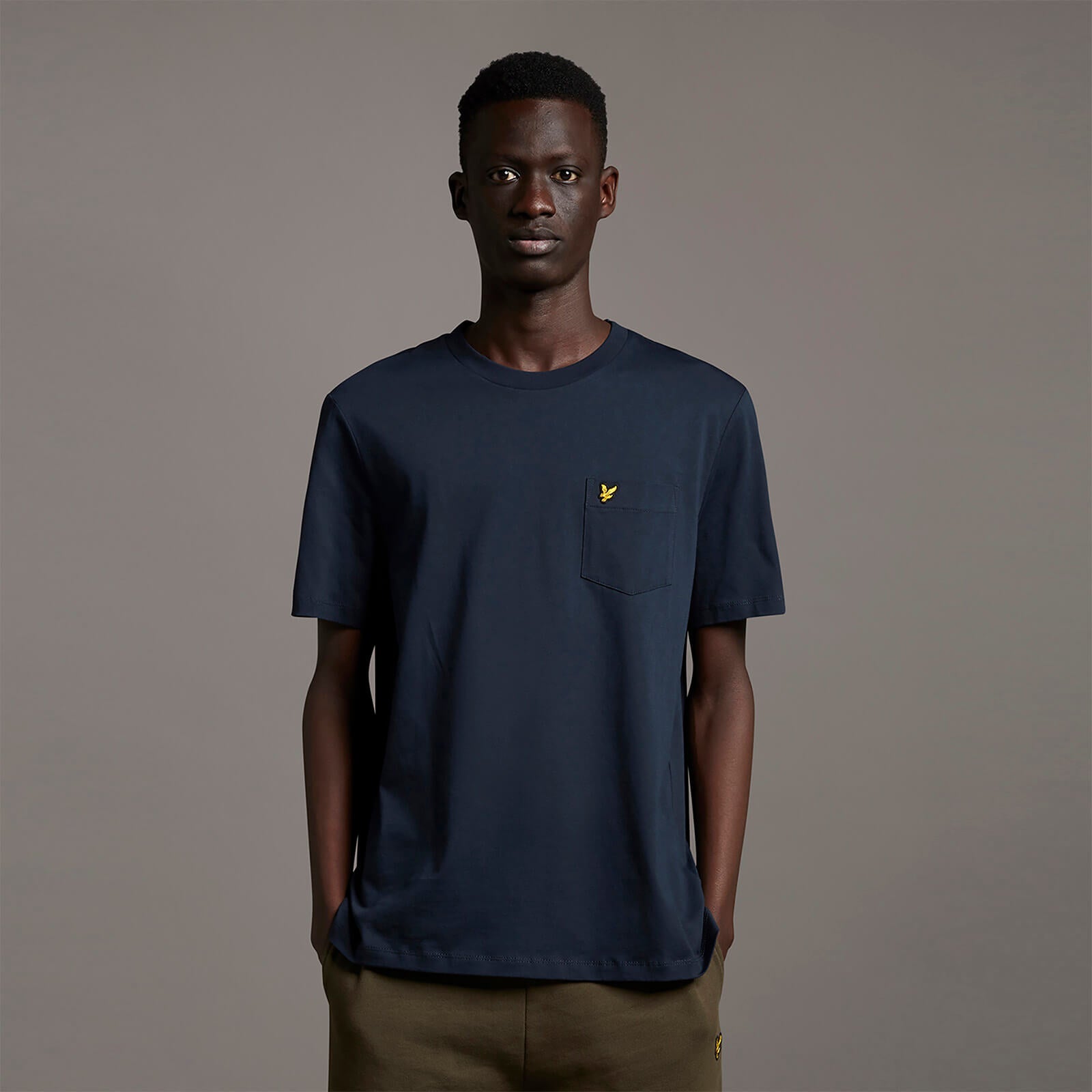Lyle \u0026 Scott Relaxed Pocket T-Shirt - Dark Navy - S