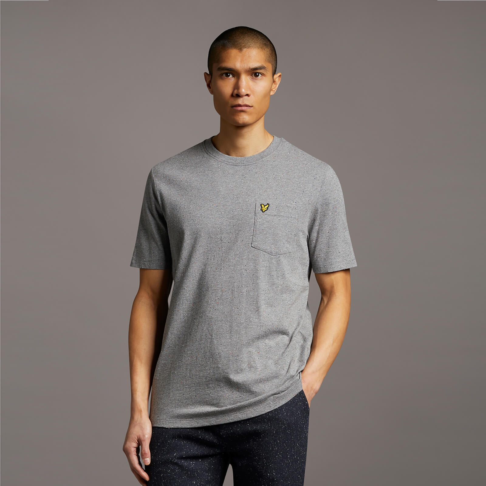 grey marl shirt