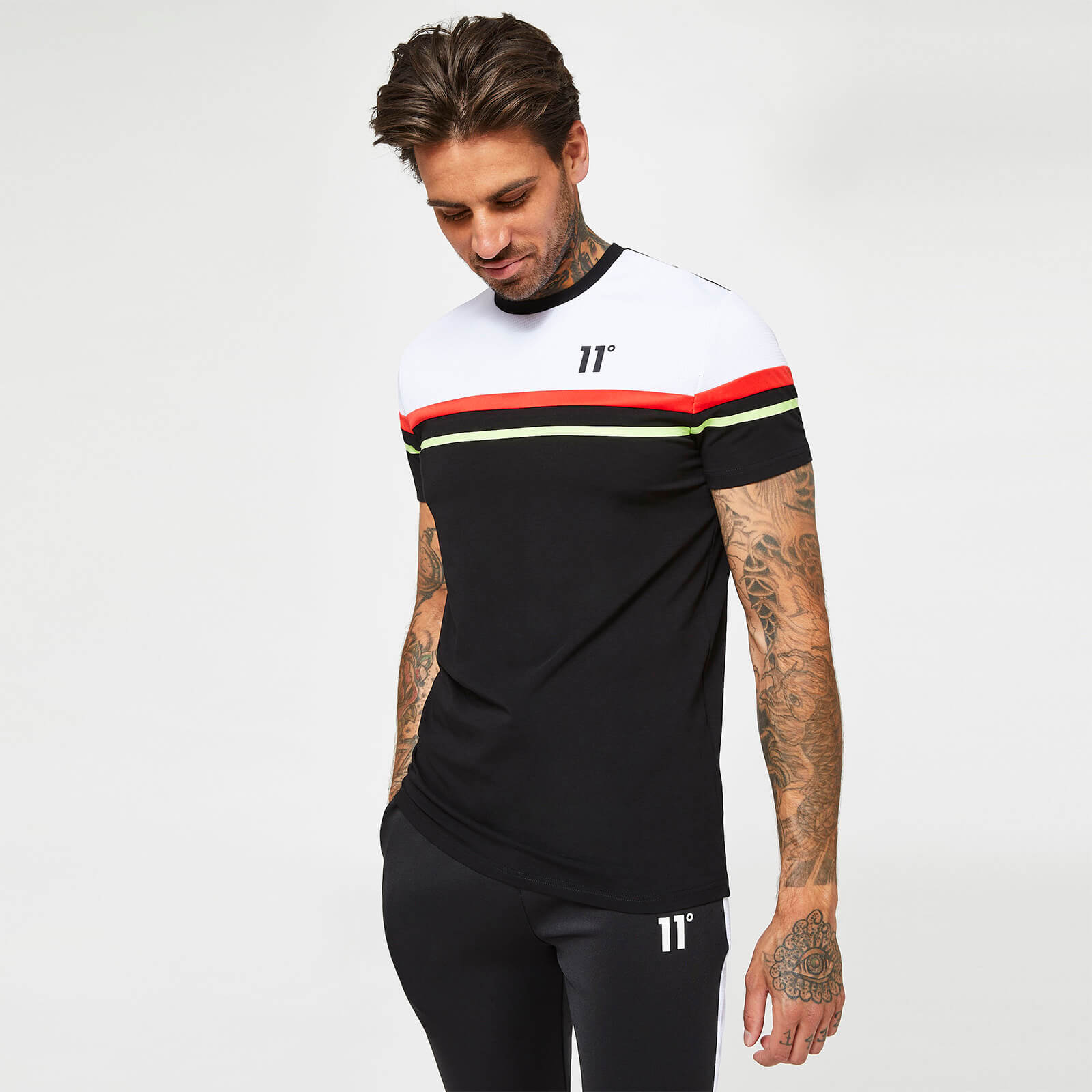 11 Degrees Colour Block Mesh Insert 