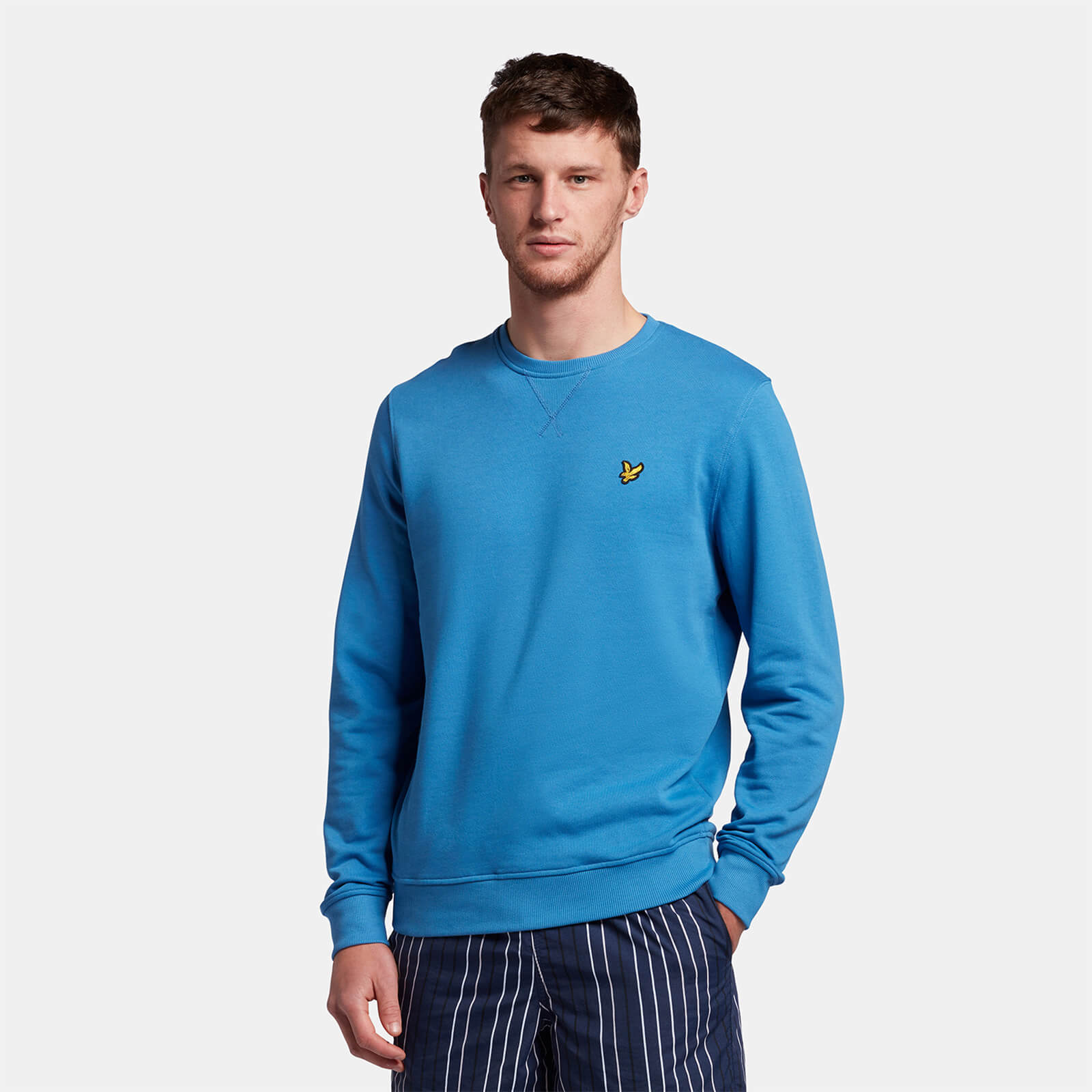 Crew Neck Sweatshirt - Spring Blue 