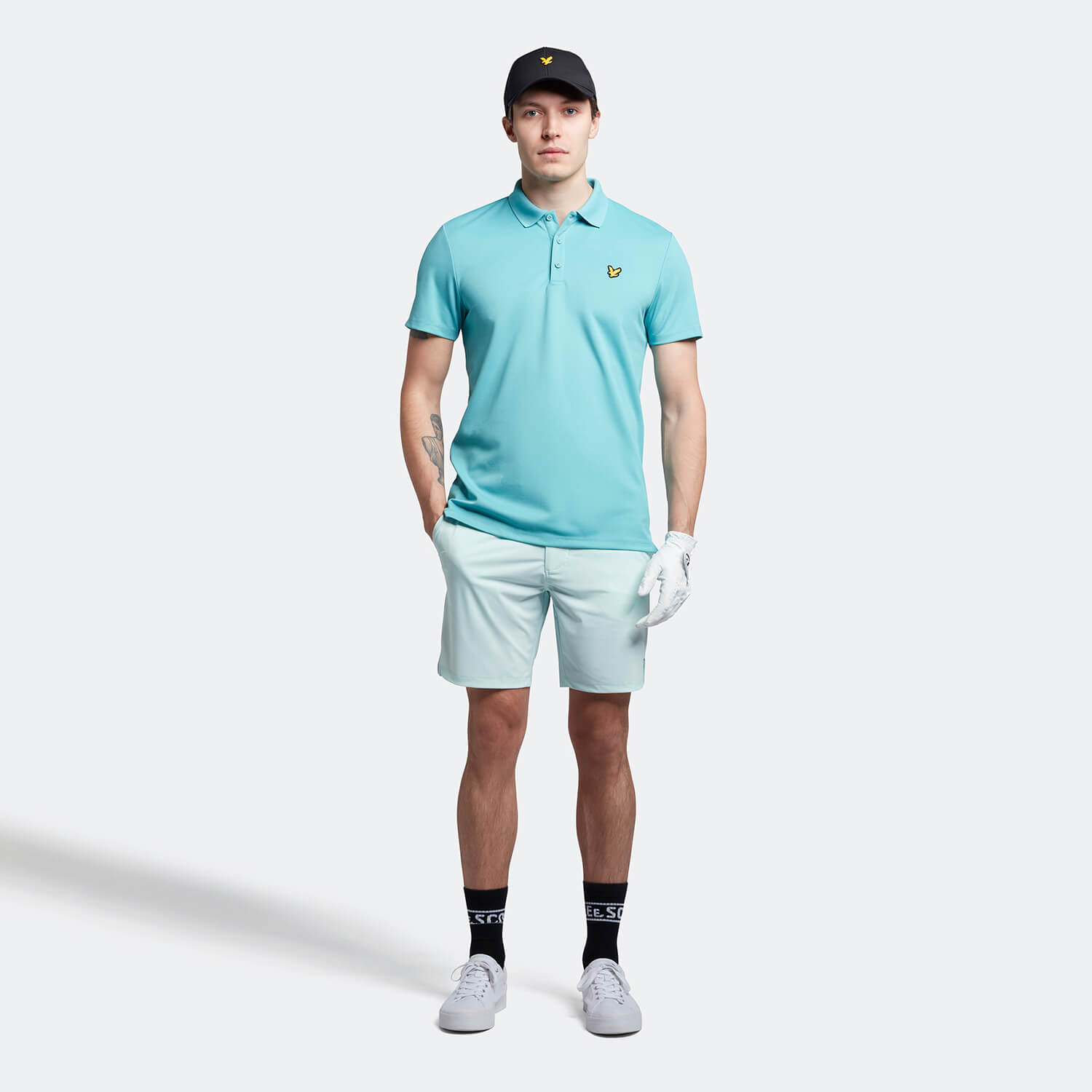 Men's Airlight Golf Shorts - Acid Blue 