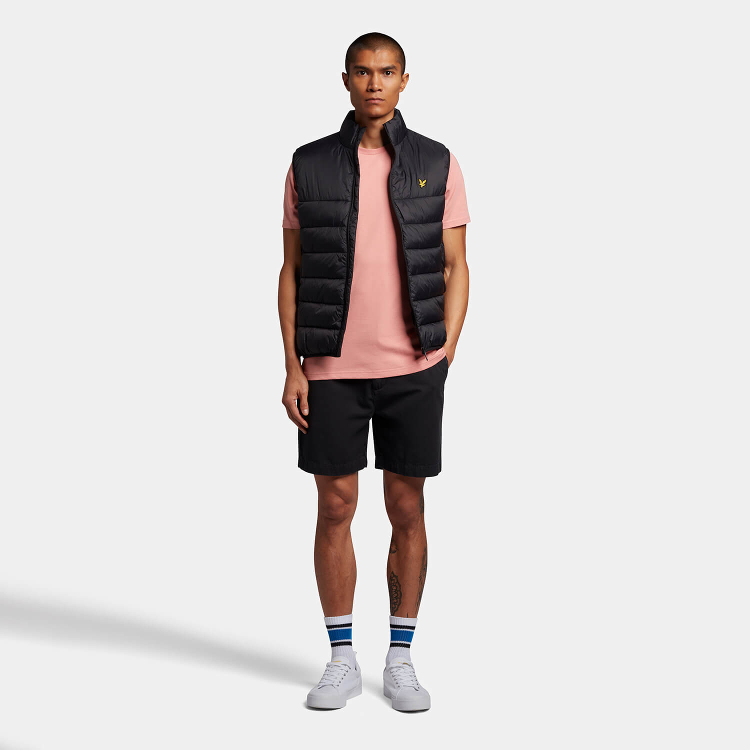 Men's Washed Chino Shorts - Jet Black 