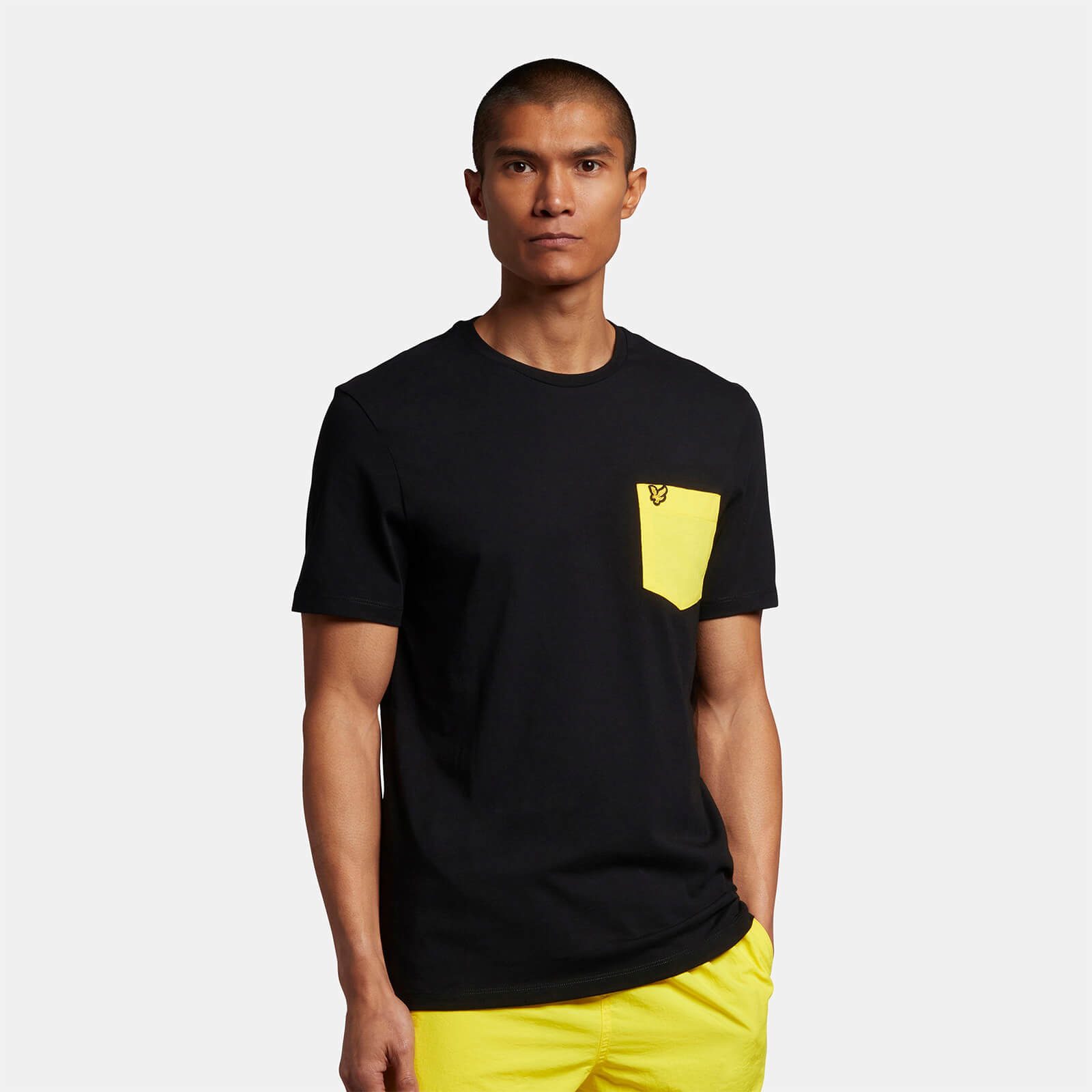 Men's Contrast Pocket T-Shirt - Jet 