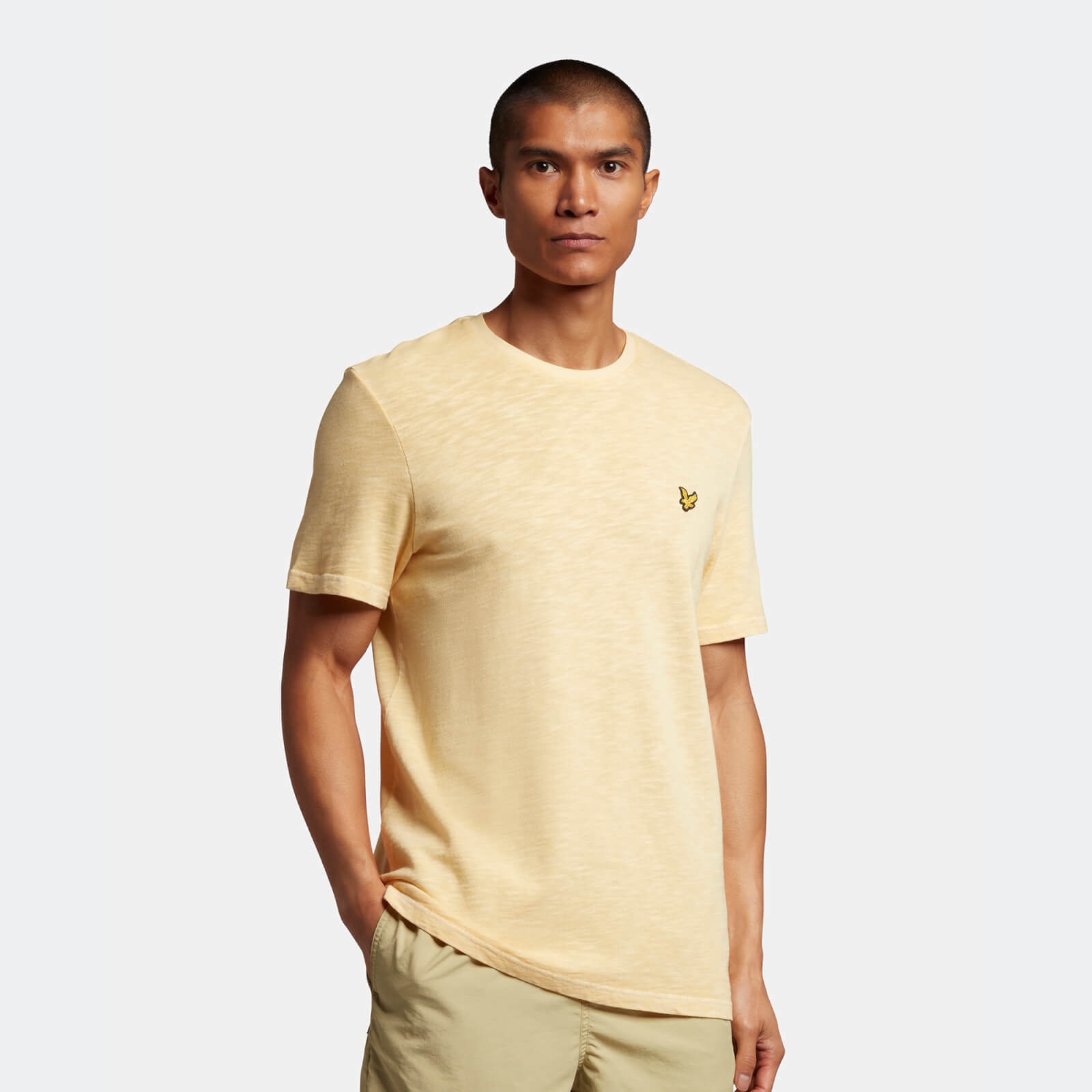 Cotton Slub T-Shirt - Gold Haze | Lyle 