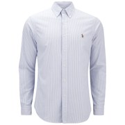 Polo Ralph Lauren Men's Slim Fit Stripe Oxford Shirt - Blue/White