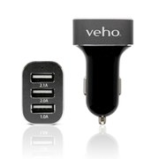 Veho VAA-010 Triple USB 5V 5.1a in Car Charger