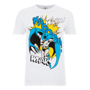 T-Shirt DC Comics Batman Kaboom Whak Woom - Blanc
