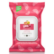 yes to Grapefruit Rejuvenating Facial Wipes (Pack of 25)