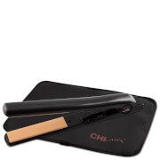 CHI Air Expert Classic Tourmaline Ceramic 1 Inch Flat Iron with Extended Plate - Onyx Black
