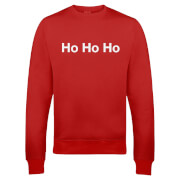 Ho Ho Ho Christmas Sweatshirt - Rot