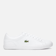 lacoste men's straightset leather trainers