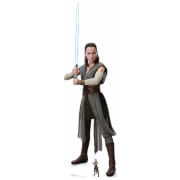 Star Wars: Die letzten Jedi überdimensionale Pappfigur von Rey mit Laserschwert