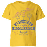 T-Shirt Enfant Quidditch à Poudlard - Harry Potter - Jaune