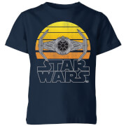 T-Shirt Enfant Sunset Tie Star Wars Classic - Bleu Marine